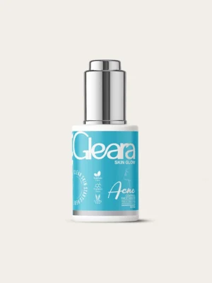 gleara acne face serum bottle transperunt png