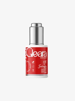 gleara salicylic face serum mockup bottle